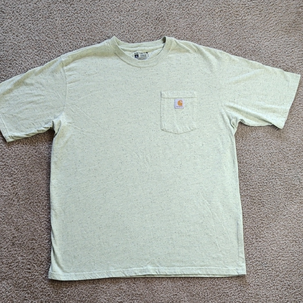 Carhartt Men's Soft Green Short Sleeve Tee